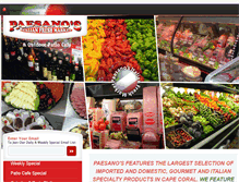 Tablet Screenshot of paesanositalianmarket.com